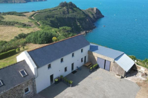 Maison vue exceptionnelle mer sur les falaises de Plouha, Côtes d'Armor